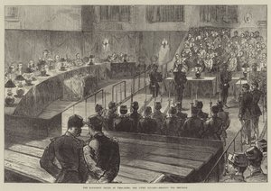ベルサイユでの共産主義裁判、裁判所は判決を下し、文を読んだ 作： Sir John Charles Robinson
